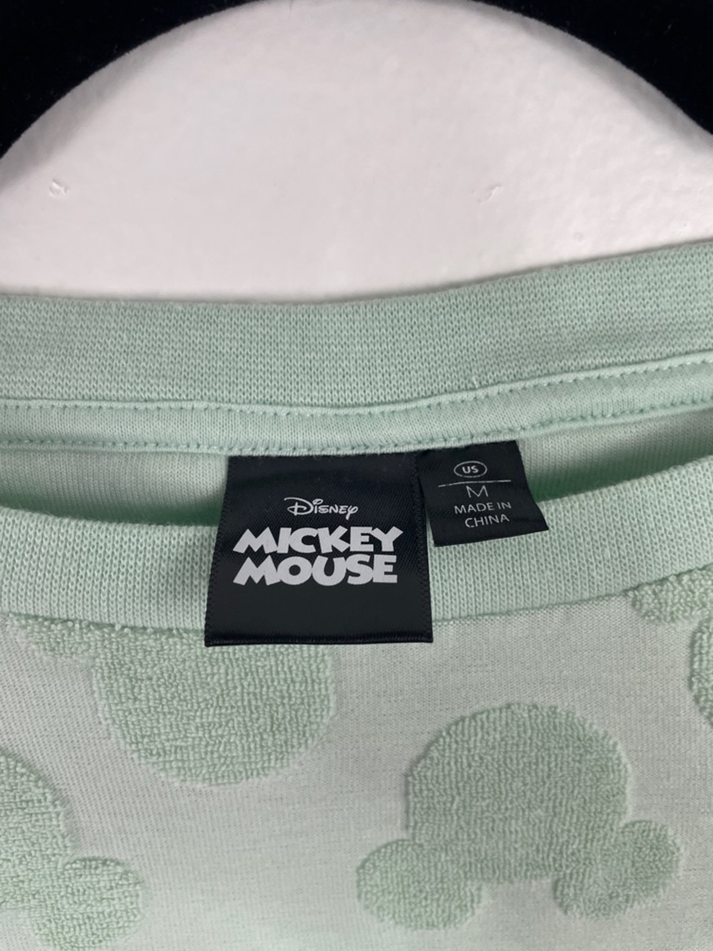 Mint Green Short Sleeve Jacquard T-Shirt